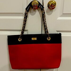 St. John leather tote bag